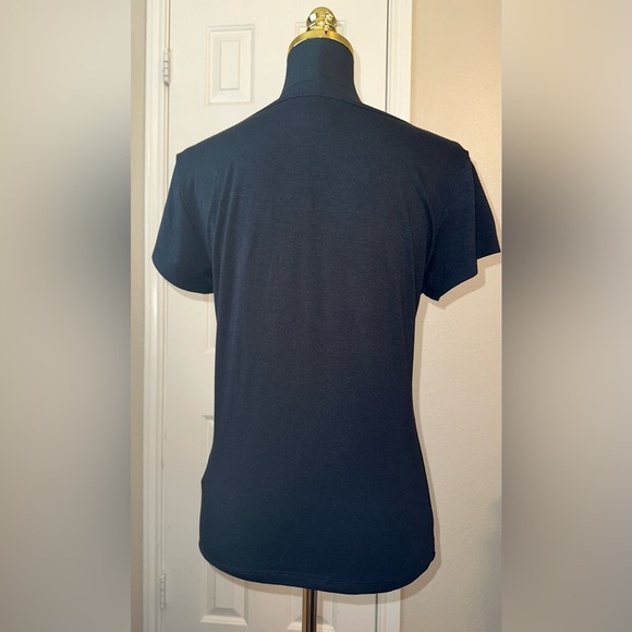 Harley-Davidson Black Graphic Women's Top Embellished - Picture 2 of 8